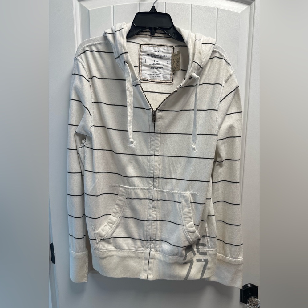 Vintage American Eagle Outfitters Hoodie Mens Small  Sweatshirt Jacket Sz Large